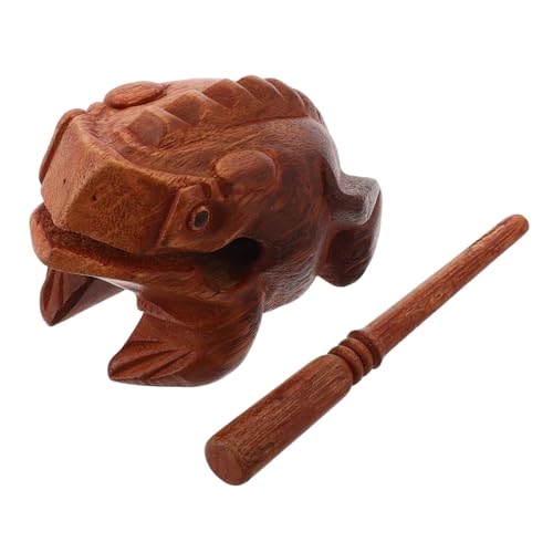MILISTEN Holz Froschmusikinstrument Lebensnah Geschnitzt Klarer Handgefertigte Holz Guiro Raspel für Musikalische Aller Altersgruppen Tragbar und Vielseitig Einsetzbar MILISTEN Holz Froschmusikinstrument Lebensnah Geschnitzt Klarer Handgefertigte Holz Guiro Raspel für Musikalische Aller Altersgruppen Tragbar und Vielseitig Einsetzbar von Milisten
