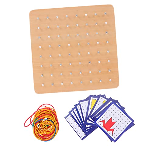 MILISTEN Holz Geoboard für Montessori Lernspielzeug mit Nägeln Motorik und Mathematik für Kreative Geometrische Formen und Spielerisches Lernen MILISTEN Holz Geoboard für Montessori Lernspielzeug mit Nägeln Motorik und Mathematik für Kreative Geometrische Formen und Spielerisches Lernen von Milisten