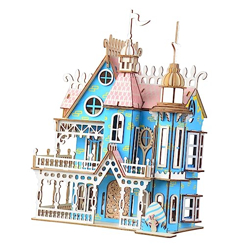 MILISTEN Holz Puzzle Haus Bausatz Teile Handgefertigtes Modellbauspielzeug für Pädagogisches Holzbausatz Geschicklichkeit und Kreativität MILISTEN Holz Puzzle Haus Bausatz Teile Handgefertigtes Modellbauspielzeug für Pädagogisches Holzbausatz Geschicklichkeit und Kreativität von Milisten