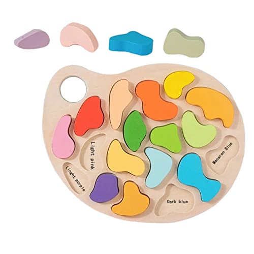MILISTEN Holz Spielset Farbige Lernplatte Formensortierer Holzpuzzle für Kleinkinder Fördert Kreativität Hand Auge Koordination und Logisches MILISTEN Holz Spielset Farbige Lernplatte Formensortierer Holzpuzzle für Kleinkinder Fördert Kreativität Hand Auge Koordination und Logisches von Milisten