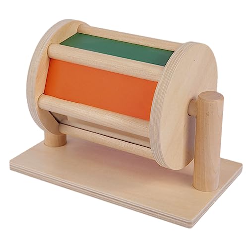 MILISTEN Holz Textiltrommel Lernspielzeug mit Farb und Formerkennung Sensorisches und Kinderspielzeug Handliches Montessori Drum Spiel zur Motorischer Fähigkeiten und Farberkennung MILISTEN Holz Textiltrommel Lernspielzeug mit Farb und Formerkennung Sensorisches und Kinderspielzeug Handliches Montessori Drum Spiel zur Motorischer Fähigkeiten und Farberkennung von Milisten