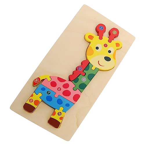 MILISTEN Holzpuzzle Giraffe Interaktives Tier Puzzle aus Holz für Kleinkinder Fördert Beobachtungs und Lernfähigkeiten für Zuhause und Schule Langlebig und Kinderfreundlich MILISTEN Holzpuzzle Giraffe Interaktives Tier Puzzle aus Holz für Kleinkinder Fördert Beobachtungs und Lernfähigkeiten für Zuhause und Schule Langlebig und Kinderfreundlich von Milisten