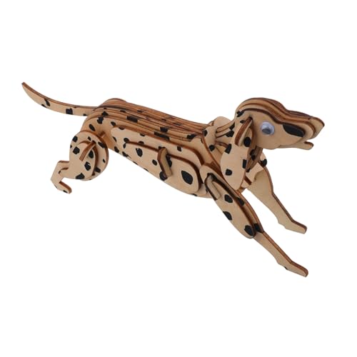 MILISTEN Holzpuzzle Hund Modell Dalmatiner DIY Holzspielzeug für Erwachsene und Kreatives Dekorationsspielzeug für Stundenlangen Spaß und Mentale Stimulation von Milisten