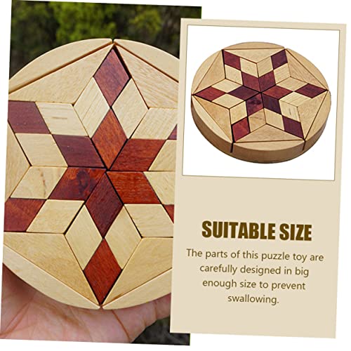 MILISTEN Holzpuzzle Lernspielzeug Vintage Stil Holzspielzeug Cognition Puzzle Toy Fördert Formenerkennung Eltern Junge Mädchen Interaktion Pädagogisches Holzbrett für Kleinkinder MILISTEN Holzpuzzle Lernspielzeug Vintage Stil Holzspielzeug Cognition Puzzle Toy Fördert Formenerkennung Eltern Junge Mädchen Interaktion Pädagogisches Holzbrett für Kleinkinder von Milisten