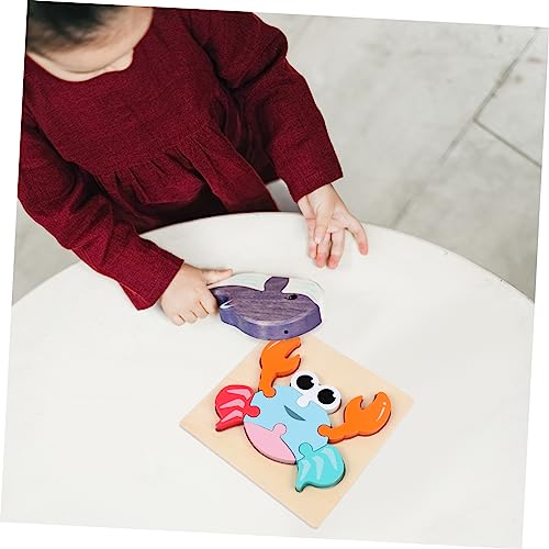 MILISTEN Holzpuzzle für Kleinkinder Ab Jahr Lernspielzeug aus Umweltfreundlichem Holz Große Puzzleteile Pädagogisches Motorikspielzeug für Jungen und Mädchen Kreatives Cartoon Design MILISTEN Holzpuzzle für Kleinkinder Ab Jahr Lernspielzeug aus Umweltfreundlichem Holz Große Puzzleteile Pädagogisches Motorikspielzeug für Jungen und Mädchen Kreatives Cartoon Design von Milisten