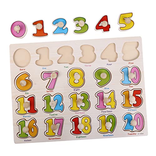 MILISTEN Holzpuzzle für Teiliges Montessori Lernspielzeug Robustes Holzmaterial Fördert Kreativität und Gehirnentwicklung für Kleinkinder Jungen und Mädchen Pädagogisches Jigsaw Puzzle von Milisten