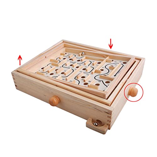 MILISTEN Holzspielzeug mit Kugel Labyrinth für Pädagogisches Problemlösungs und Logikfähigkeiten Geeignet für Jungen und Mädchen aus Sicherem Holz Gefertigt MILISTEN Holzspielzeug mit Kugel Labyrinth für Pädagogisches Problemlösungs und Logikfähigkeiten Geeignet für Jungen und Mädchen aus Sicherem Holz Gefertigt von Milisten