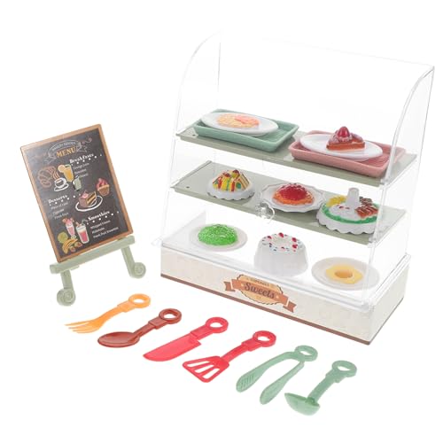 MILISTEN Kekse Maker Kuchen Mini Verse Lebensmittel Klar Acryl Vitrine Keks Vitrine Gebäck Display Arbeitsplatte Speisenwärmer Mini Donut Stand Grill Acryl Lebensmittel Display Kunststoff von Milisten