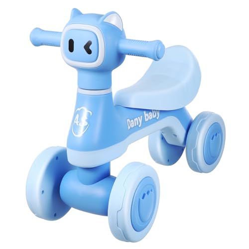 MILISTEN Kinderfahrrad Räder mit Lichtern und Musik Stabiles Laufrad für Jahre Jungen Balance Training Sicherer Sitz Erstes Geburtstagsgeschenk von Milisten