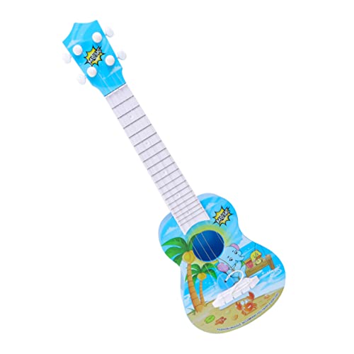 MILISTEN Kindergitarre Lustige Cartoon Ukulele Spielbares Musikinstrument für Pädagogisches zur Musikförderung Geeignet für Jungen und Mädchen Blau MILISTEN Kindergitarre Lustige Cartoon Ukulele Spielbares Musikinstrument für Pädagogisches zur Musikförderung Geeignet für Jungen und Mädchen Blau von Milisten