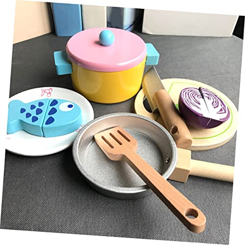 MILISTEN Kinderküche Holzspielzeug Teiliges Kochgeschirr ohne Scharfe Kanten Pädagogisches Rollenspielküchenset Kreativität und Feinmotorik für Jungen und Mädchen MILISTEN Kinderküche Holzspielzeug Teiliges Kochgeschirr ohne Scharfe Kanten Pädagogisches Rollenspielküchenset Kreativität und Feinmotorik für Jungen und Mädchen von Milisten