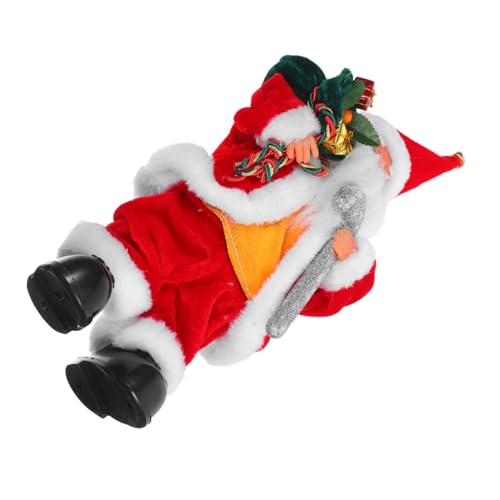MILISTEN Kleine Elektrische Weihnachtsmannpuppe mit Musik und Beweglichen Festliche Xmas Dekoration Multifunktionales für Party und Gemütliche Weihnachtsatmosphäre MILISTEN Kleine Elektrische Weihnachtsmannpuppe mit Musik und Beweglichen Festliche Xmas Dekoration Multifunktionales für Party und Gemütliche Weihnachtsatmosphäre von Milisten