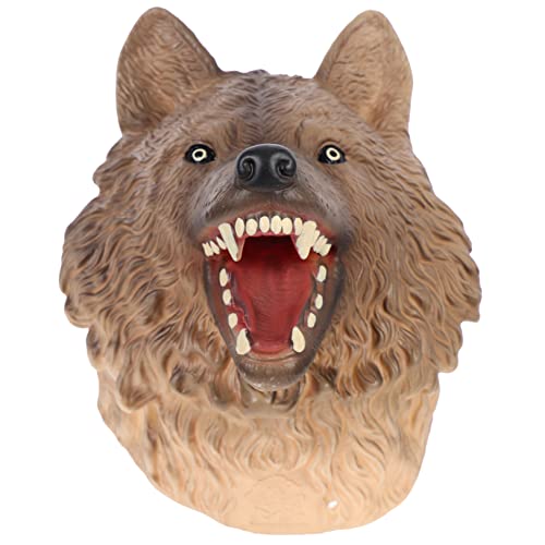 MILISTEN Kreatives Handpuppenspielzeug Tierfigur aus Vinyl für Interaktives Naturwissenschaft und Kreativität Hochlandwolf Design für Jungen von Milisten