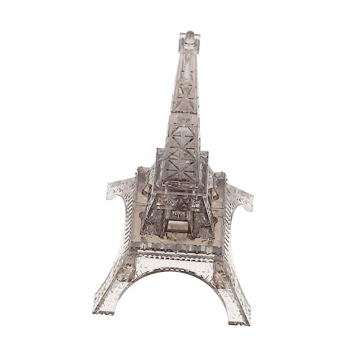 MILISTEN Kristall Puzzle Eiffelturm Modell Transparentes Jigsaw für Fördert Kognitive Fähigkeiten und Kreatives Lernen Sicheres aus Robustem von Milisten