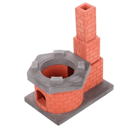 MILISTEN Küchenofen für Puppenhaus Funktionierender Mini Herd Puppenhaus Zubehör für Kreatives Authentisches und Vielseitige Nutzung für DIY Kits und Kleine Küchen von Milisten