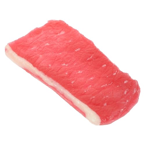 MILISTEN Lebensechtes Schweinefleischscheiben Modell Realistische Küchen Dekoration Langlebiges Fake Meat Prop für Restaurant Pädagogisches Detailgetreues Display für Zuhause und Atelier von Milisten