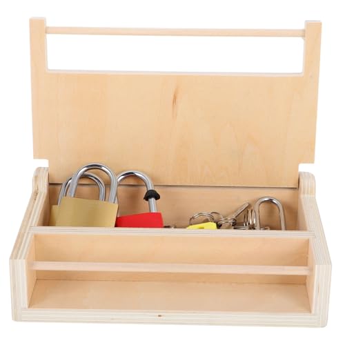 MILISTEN Lernspielzeug Für Die Früherziehung Blockpuzzle Beleuchten Briefschloss Fernbedienung Für Babyspielzeug Knisterspielzeug Für Babys Werkzeuge Für Vorbau-Kits Holz MILISTEN Lernspielzeug Für Die Früherziehung Blockpuzzle Beleuchten Briefschloss Fernbedienung Für Babyspielzeug Knisterspielzeug Für Babys Werkzeuge Für Vorbau-Kits Holz von Milisten