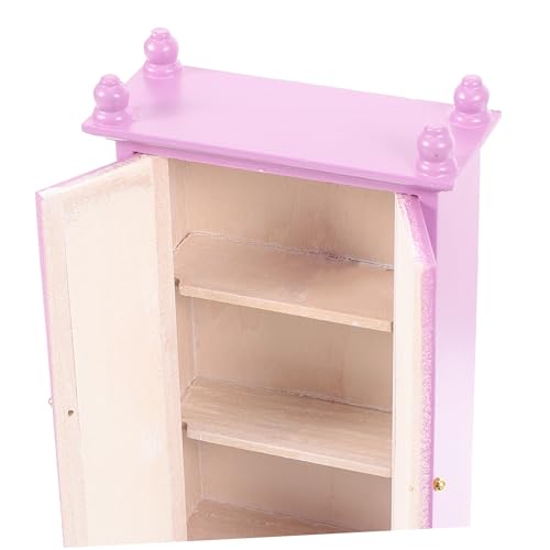 MILISTEN Maßstab Holz Deko Schränkchen Puppen Schlafzimmer Zubehör für Mädchen Puppenhaus Dekoration MILISTEN Maßstab Holz Deko Schränkchen Puppen Schlafzimmer Zubehör für Mädchen Puppenhaus Dekoration von Milisten