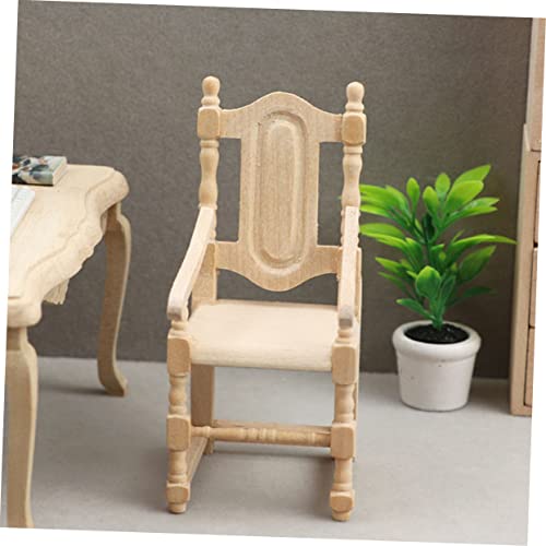 MILISTEN Maßstab Kleine Holzstuhl Deko für Mini Haus Modell Vielseitig für DIY Szene Stabile Oberfläche für Miniaturlandschaft und Kinderzimmergestaltung MILISTEN Maßstab Kleine Holzstuhl Deko für Mini Haus Modell Vielseitig für DIY Szene Stabile Oberfläche für Miniaturlandschaft und Kinderzimmergestaltung von Milisten