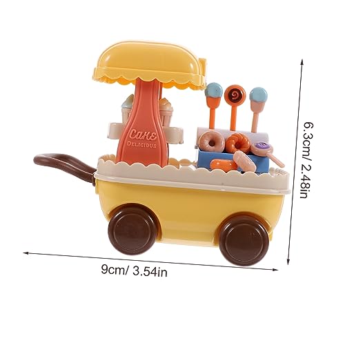 MILISTEN Mini Dessert Van aus Kunststoff Realistische Miniatur Süßigkeitenwagen für Rollenspiele Fördert Feinmotorik und Hand Koordination Geeignet für Drinnen und Draußen Dekoratives MILISTEN Mini Dessert Van aus Kunststoff Realistische Miniatur Süßigkeitenwagen für Rollenspiele Fördert Feinmotorik und Hand Koordination Geeignet für Drinnen und Draußen Dekoratives von Milisten