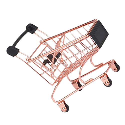 MILISTEN Mini Einkaufswagen Roségoldenes Metallspielzeug für Dekoration Fotografie Leicht und Langlebig für Miniaturhäuser Schreibtischornament MILISTEN Mini Einkaufswagen Roségoldenes Metallspielzeug für Dekoration Fotografie Leicht und Langlebig für Miniaturhäuser Schreibtischornament von Milisten