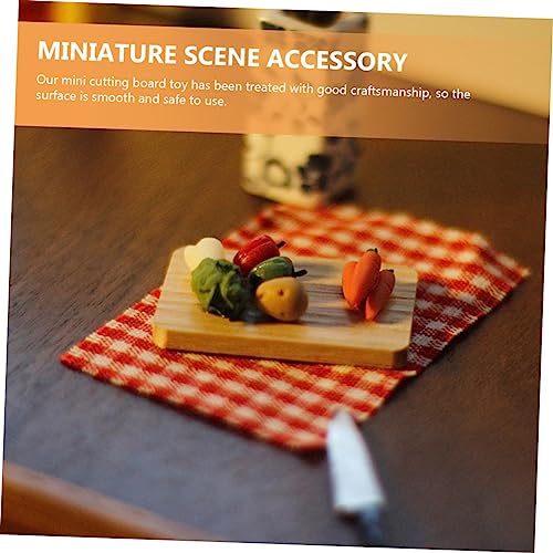 MILISTEN Mini Gemüse Schneidebrett Miniatur Küchenzubehör Puppenhaus Deko Miniatur Küchenrequisite Realistisches Mini Haus Accessoire Kompakt und Leicht MILISTEN Mini Gemüse Schneidebrett Miniatur Küchenzubehör Puppenhaus Deko Miniatur Küchenrequisite Realistisches Mini Haus Accessoire Kompakt und Leicht von Milisten