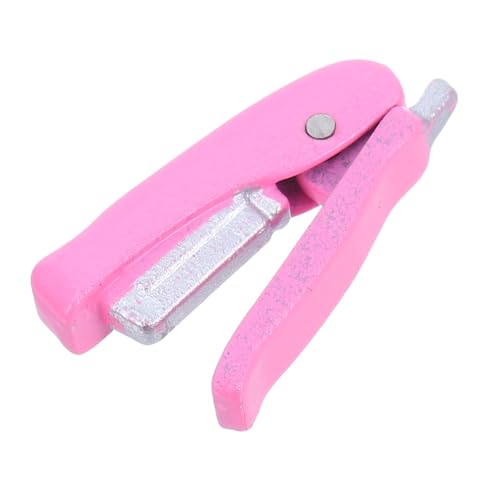 MILISTEN Mini Hefter Mini Puppenhaus Zubehör Heftermodell Kleines Schreibwarenmodell Kleiner Hefter Puppenhaus Miniatur Hefter Miniatur Hefter Dekoration Puppenzubehör Rosa von Milisten