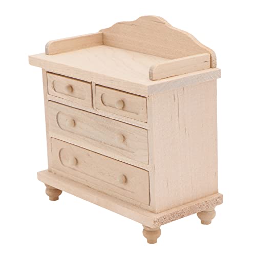 MILISTEN Mini Holz Möbel Puppenhaus Tv Schrank Kompaktes Miniatur Möbelmodell Robust Leicht Puppenmöbel Zubehör für Sammler von Milisten