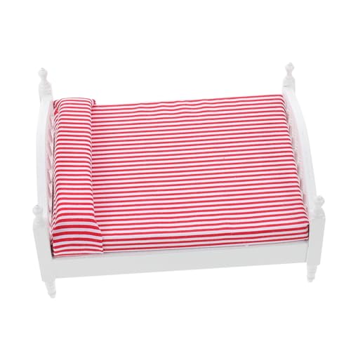 MILISTEN Mini Möbel Doppelbett Puppenhausmöbel Babypuppe Miniatur-Puppenhaus- kleine Hausdekoration Mini- -Ornament-Miniaturen Dollhouse Dekorationen Birkensperrholz MILISTEN Mini Möbel Doppelbett Puppenhausmöbel Babypuppe Miniatur-Puppenhaus- kleine Hausdekoration Mini- -Ornament-Miniaturen Dollhouse Dekorationen Birkensperrholz von Milisten