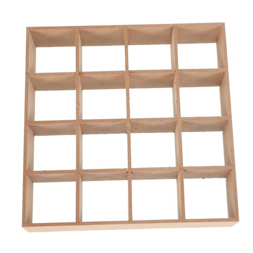 MILISTEN Mini Möbel Modell Miniaturen Blanko Winziges Dekoration Puppenhaus Regal Display Gitter Bücherregal Puppenhaus Miniaturmöbel Kleine Einrichtung Mädchen Kleine Regale von Milisten