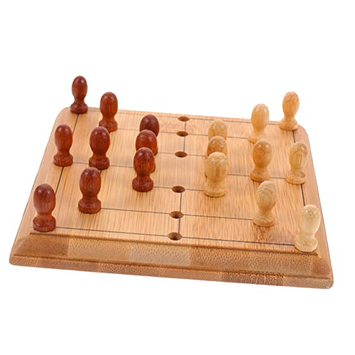 MILISTEN Mini Schachspiel aus Natürlichem Robust und rutschfest Logisches Denkspiel für Erwachsene und Tragbares Tischspiel als Partyzubehör und Reisespielzeug MILISTEN Mini Schachspiel aus Natürlichem Robust und rutschfest Logisches Denkspiel für Erwachsene und Tragbares Tischspiel als Partyzubehör und Reisespielzeug von Milisten