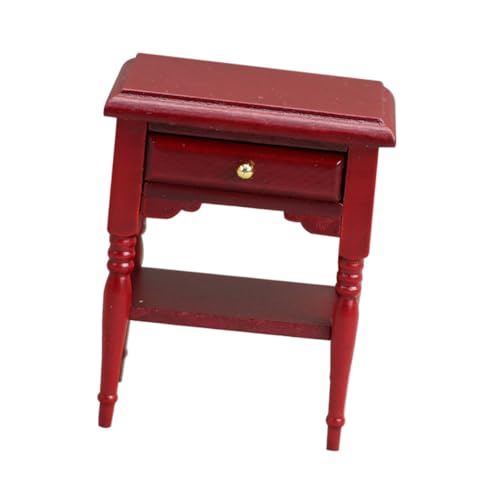 MILISTEN Mini -simulierter Nachttisch Miniatur Nachttisch Nachttisch klein Möbel Nachttische Puppe Mini-Retro-Nachttisch Nachttisch Ornament Mini-Nachttisch hölzern rot MILISTEN Mini -simulierter Nachttisch Miniatur Nachttisch Nachttisch klein Möbel Nachttische Puppe Mini-Retro-Nachttisch Nachttisch Ornament Mini-Nachttisch hölzern rot von Milisten