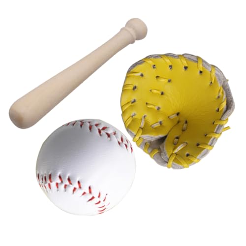 MILISTEN Miniatur Baseball Set mit Bat und Handschuh Realistisch Gestaltetes Teiliges Sportspielzeug für Puppenhäuser Detailgetreues Miniaturspielzeug für Kreative Szenen und Bastelbedarf MILISTEN Miniatur Baseball Set mit Bat und Handschuh Realistisch Gestaltetes Teiliges Sportspielzeug für Puppenhäuser Detailgetreues Miniaturspielzeug für Kreative Szenen und Bastelbedarf von Milisten