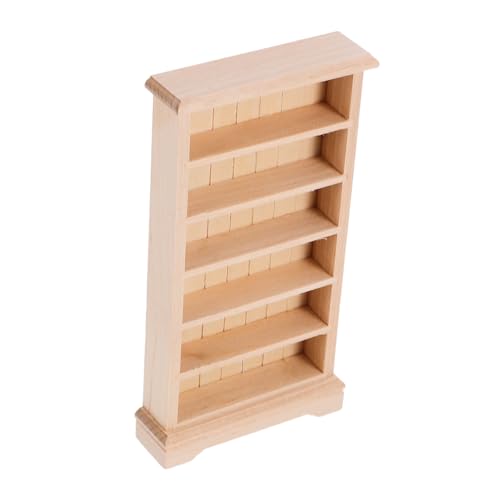 MILISTEN Miniatur Holz Bücherregal für Puppenhaus Handgefertigte Mini Möbel DIY Puppenmöbel Schlafzimmer Wohnzimmer Dekoration Kleines Regal für Puppenhaus Zubehör MILISTEN Miniatur Holz Bücherregal für Puppenhaus Handgefertigte Mini Möbel DIY Puppenmöbel Schlafzimmer Wohnzimmer Dekoration Kleines Regal für Puppenhaus Zubehör von Milisten