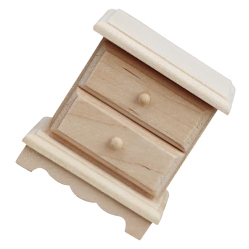MILISTEN Miniatur Holz Nachttisch Modell Puppenmöbel Miniaturmöbel Dekoratives Fotorequisit für Puppenhaus Wohnzimmerszene DIY Bastelset MILISTEN Miniatur Holz Nachttisch Modell Puppenmöbel Miniaturmöbel Dekoratives Fotorequisit für Puppenhaus Wohnzimmerszene DIY Bastelset von Milisten