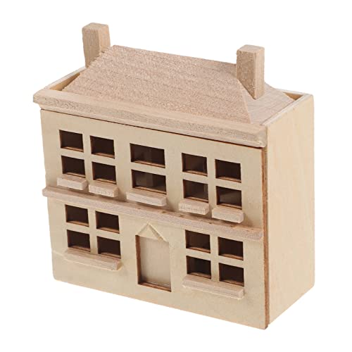 MILISTEN Miniatur Holzhaus Dekoration Tiny House Mini Villa Ornament aus Langlebigem Holz Kreative Miniaturmodelle für Puppenhaus und Kinderspielzeug Niedliche Deko für Sammler MILISTEN Miniatur Holzhaus Dekoration Tiny House Mini Villa Ornament aus Langlebigem Holz Kreative Miniaturmodelle für Puppenhaus und Kinderspielzeug Niedliche Deko für Sammler von Milisten