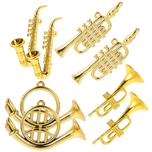 MILISTEN Miniatur Musikinstrument Modellset Teiliges Zubehör für Puppenhäuser Saxophon Trompete und Mehr Langlebiges Dekoratives für Kreative Szenen MILISTEN Miniatur Musikinstrument Modellset Teiliges Zubehör für Puppenhäuser Saxophon Trompete und Mehr Langlebiges Dekoratives für Kreative Szenen von Milisten