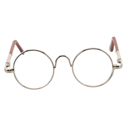 MILISTEN Miniatur Puppenbrille Runde Metallrahmen Silber DIY Accessoire für Puppenhaus Dekoration und Fotografie Niedliche Kleine Brille für Verschiedene Puppentypen MILISTEN Miniatur Puppenbrille Runde Metallrahmen Silber DIY Accessoire für Puppenhaus Dekoration und Fotografie Niedliche Kleine Brille für Verschiedene Puppentypen von Milisten