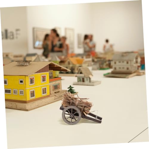 MILISTEN Miniatur Puppenhaus Garten Dekoration Handgefertigtes Puppenwagen Modell für Sandtisch Mikro Landschaft Realistisches Mini Garten Zubehör für Puppenhaus Accessoires von Milisten