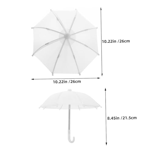 MILISTEN Miniatur Puppenhaus Regenschirm Weiß Mini Rain Umbrella Modell für Doll House Dekoration Hochrealistisches Zubehör für Miniatur Szenen und DIY Puppenhausgestaltung MILISTEN Miniatur Puppenhaus Regenschirm Weiß Mini Rain Umbrella Modell für Doll House Dekoration Hochrealistisches Zubehör für Miniatur Szenen und DIY Puppenhausgestaltung von Milisten