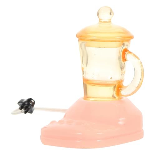 MILISTEN Miniatur Puppenhaus Saftpressen Modell aus Resin Realistisches Küchenzubehör Lebensnahe Deko für Puppenhausküchen Kleines Robustes für Sammelgeschenke Rosa von Milisten