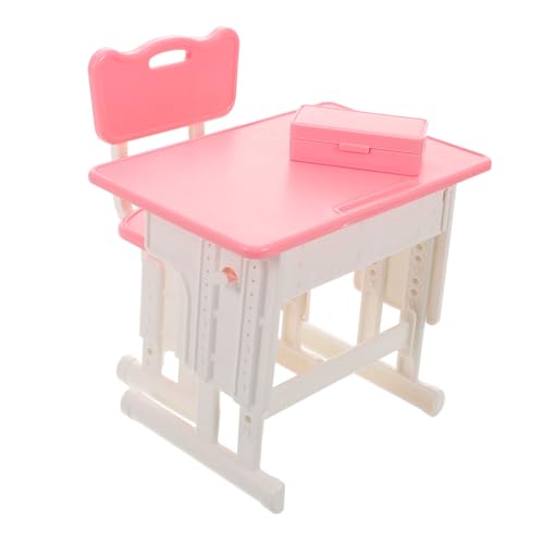 MILISTEN Miniatur Schulmöbel für Puppenhaus Interaktiver Schreibtisch mit Stuhl Tragbares Lernspielzeug für Kreatives Rollenspiel und Dekorative Miniatur Lernumgebung MILISTEN Miniatur Schulmöbel für Puppenhaus Interaktiver Schreibtisch mit Stuhl Tragbares Lernspielzeug für Kreatives Rollenspiel und Dekorative Miniatur Lernumgebung von Milisten