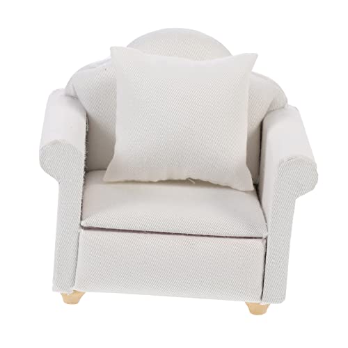 MILISTEN Miniatur Sofa Modell Weißes Stoffsofa für Puppenhaus Kreatives Möbel für Kinderzimmer und Szenen Hochwertiges Puppenhaus Zubehör MILISTEN Miniatur Sofa Modell Weißes Stoffsofa für Puppenhaus Kreatives Möbel für Kinderzimmer und Szenen Hochwertiges Puppenhaus Zubehör von Milisten
