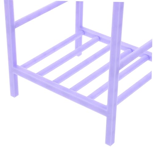 MILISTEN Miniatur Wäschegestell mit Kleiderbügeln Robustes Kunststoff Puppenkleiderständer für Puppenhaus Schrank Platzsparend und Vielseitig für Puppenkleidung MILISTEN Miniatur Wäschegestell mit Kleiderbügeln Robustes Kunststoff Puppenkleiderständer für Puppenhaus Schrank Platzsparend und Vielseitig für Puppenkleidung von Milisten