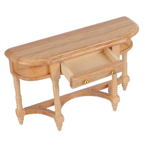 MILISTEN Miniatur-puppenhausmöbel Holz Tisch Modell Detailliertes Tragbares Puppenmöbel Zubehör Fördert Fantasie Spielspaß und Interaktion von Milisten