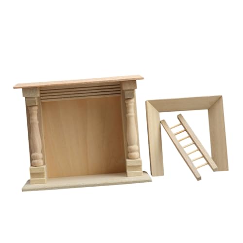 MILISTEN Miniaturkamin Kaminzubehör für Puppenstuben Mini -Kamin klein Ding Mini-Kamin Miniatur-Puppenhaus- Kind TUT so, als wäre es Mini-Hauskamin hölzern Khaki MILISTEN Miniaturkamin Kaminzubehör für Puppenstuben Mini -Kamin klein Ding Mini-Kamin Miniatur-Puppenhaus- Kind TUT so, als wäre es Mini-Hauskamin hölzern Khaki von Milisten