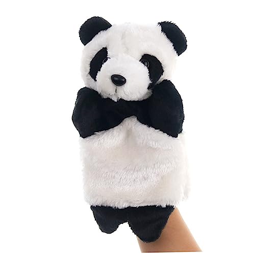 MILISTEN Panda Handpuppe Plüsch Kuscheltier für Rollenspiele Eltern Junge Mädchen Interaktiv Storytelling Zubehör Niedliches Tier von Milisten