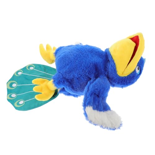 MILISTEN Handpuppe Aus Plüsch Pfau Puppe Cartoon Pfau Pretend Spielen Storytelling Interaktives Spielzeug Für Junge Mädchen von Milisten