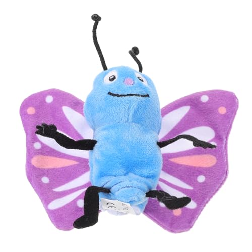 MILISTEN Plüsch-schmetterlingspuppe Für Kleinkinder, Niedliche Handpuppe, Stofftier, Schmetterlingspuppe, Spielzeug Für Puppen Zum Interaktiven Lernen Und Spielen Für Vorschul- Und von Milisten