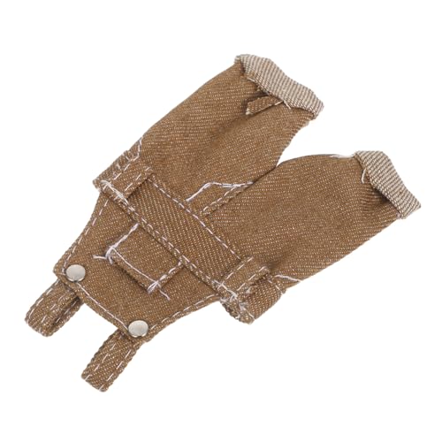 MILISTEN Plüschspielzeug Kleidung Weiche Bären-Latzhose für Kleine Stofftiere Niedlicher Mini-Overall zum Anziehen Kawaii Puppenkleidung für Kreative Rollenspiele und Sammler von Milisten